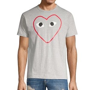 Comme des Garçons PLAY Outline Heart Tee